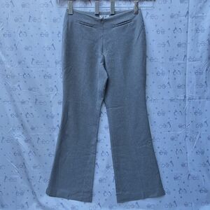 Modern Times Light Gray Women Bootcut polyester Dress pants.